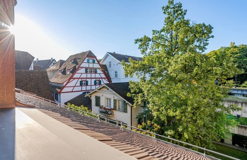 Basel City Centre Apartment | Blueground | Basel-Vorstaedte, river view, nr Rhine