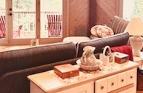 Indian River House | Book now for Fall! Cozy home on Mullett Lake, fireplace, deck, fire pit