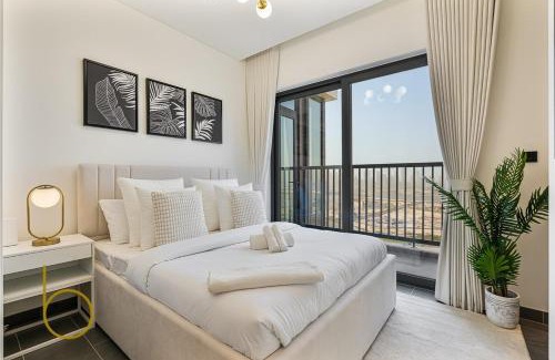Nad Al Sheba Apartment | Bookable 2 Bed Crest Sobha Hartland with Balcony