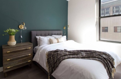 Boston Financial District Apartment | Boston Fidi Studio Laundry in Building Fast Wifi
