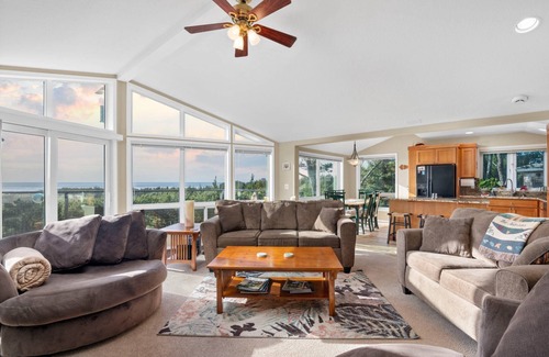 Rockaway Beach House | Breathtaking Beach Views, Pet Friendly, Huge Deck w/Hot Tub, Private Fire-Pit, Steps From Ocean