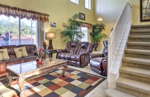 Crescent Lakes House | Bright and Spacious 6 BR Disney Area Villa with Pool and Game Room