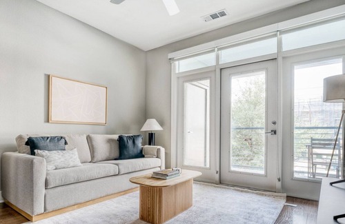 Mueller Apartment | Bright Mueller 1BR w/ Pool, W/D & Gym, nr park, by Blueground