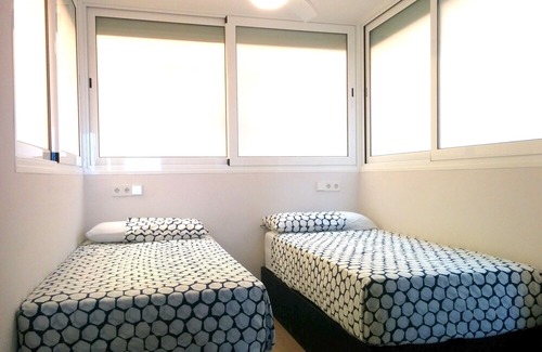 Vallpineda Apartment | Bright renovated apartment with views of the vineyards and sea plus pool