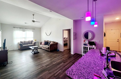 Greenville - Spartanburg Apartment | Brightly Lit, Vaulted with Poolside and Mountain View. Minutes from Downtown