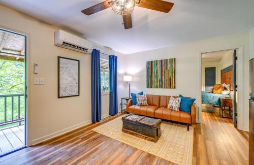 Bryson City Apartment | Bryson City Riverfront Condo with Fire Pit and Grill!