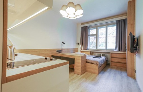 Andel Apartment | Business Studio Andel, 10 min to Centre, NETFLIX, Paid Parking