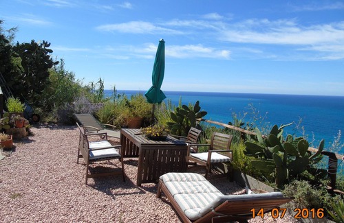 Bonassola Apartment | Cà Gialla in Bonassola your terrace overlooking the sea and the stars