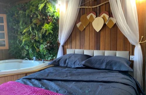 Nazare Paulista Apartment | Cabana do Lago com Jacuzzi