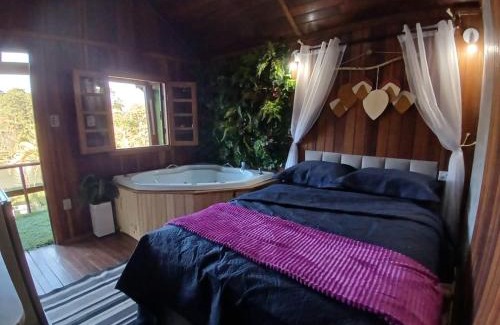 Nazare Paulista Apartment | Cabana do Lago com Jacuzzi