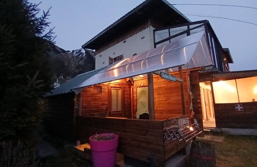Saint-Jean-d'Arves Cabin | Cabane Face aux Glaciers (May>October) in wooded garden for 2 max, outdoor shower