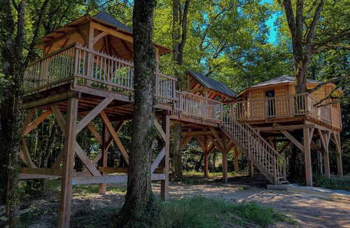 Lunas Cabin | Cabanes Perchée au Loges du Temps