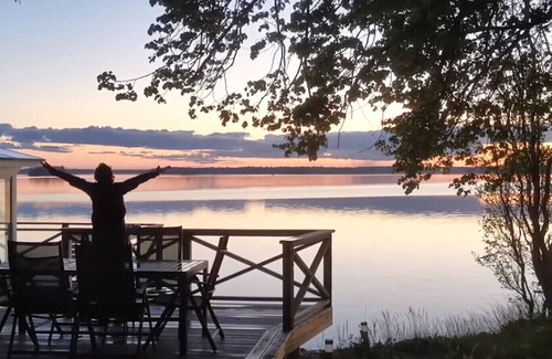 Nashulta House | Cabin directly by the lake with its own bathing area