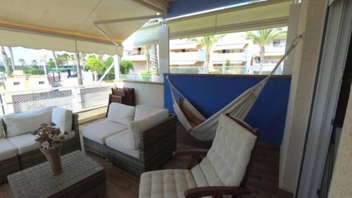 Orihuela Costa Apartment | Cabo Roig Calas de Campoamor Pádel y piscina con vistas al mar