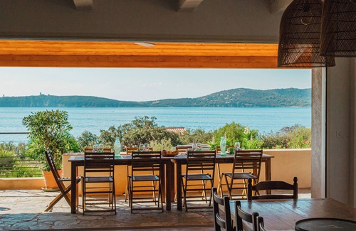 Cala Rossa Villa | Cala Rossa, Superb villa with sea view and beach 5mn walk away