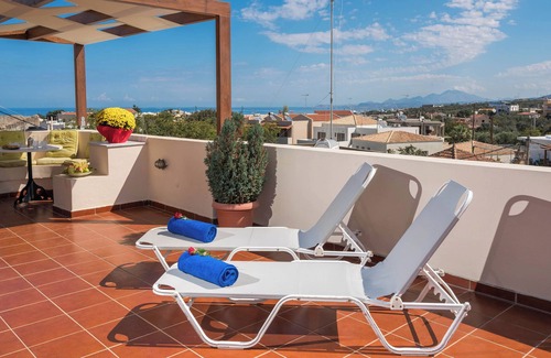 Atsipópoulon Apartment | Calergi Residnce 3 -Stylish Loft- Amazing Terrace-Pool Paradise - MONTHLY OFFERS