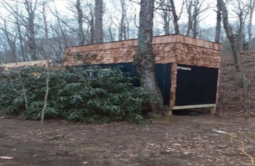 Todd RV Rental | Camp Bigfun: Mountain Lakeview Tiny Cabin Solar Power Off Grid