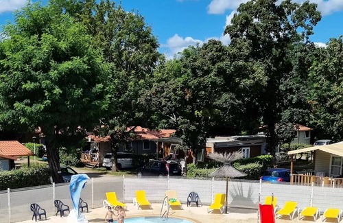 Saint-Didier-sous-Aubenas Ski Chalet | Camping Le Verger de Jastres* - Chalet Morea 3 rooms 5 people air-conditioned