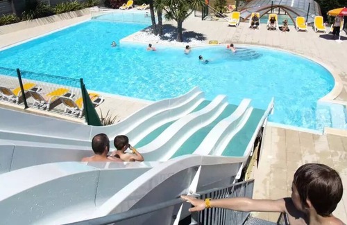 Port-Manech House | Camping Côté Ô Port Manec'h**** - Classic Mobile Home 3 rooms 4 people
