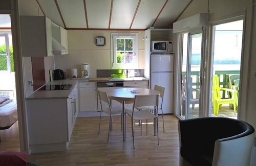 Brem Sur Mer Ski Chalet | Camping de l'Auzance - Prestige Chalet XL - 3 bedrooms 58m&sup2; with terra