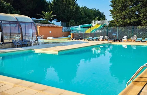 Saint-Maurice-dʼArdeche House | Camping Domaine du Cros d'Auzon* - 4-room Comfort mobile home for 6 people, air-conditioned