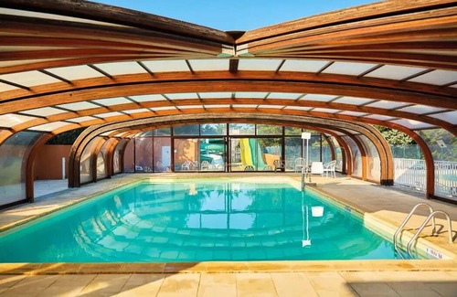 Saint-Maurice-dʼArdeche House | Camping Domaine du Cros d'Auzon* - 4-room Comfort mobile home for 6 people, air-conditioned