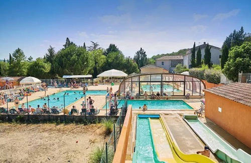 Saint-Maurice-dʼArdeche House | Camping Domaine du Cros d'Auzon* - Comfort 4-room mobile home for 6 people