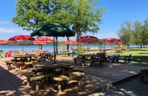 Priziac House | Camping Ecologique le Lac O Fées * - TROLL OU FARFADET - Mobil-home Confort 36m² - 3 chambres sur parcelle >100m2 6 personnes