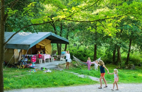 Saint-Leger-de-Fougeret Ski Chalet | Camping LA FOUGERAIE * - Panoramic Chalet Pilotis - 2 bedrooms 5 people