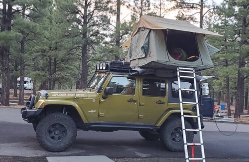 Olde Carlsbad House | Camping ready jeep, go anywhere.