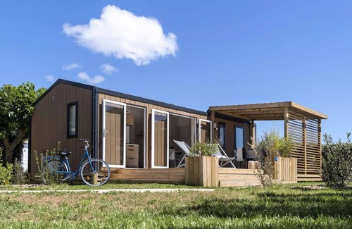 Crach House | Camping Romanée Le Fort Espagnol * - Premium 4-room mobile home for 6 people