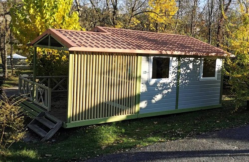 Ucel Ski Chalet | Camping Ushuaïa Villages les Pins d'Ucel * - GENET - Chalet 21.5m² + TV 4 people