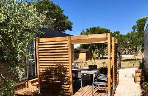 Vauvert House | Campsite Flower Le Mas de Mourgues* - Mobil home Laurier Rose Premium 4 rooms 6 people Air-conditioned