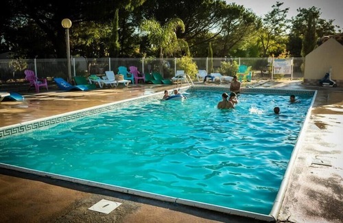 Vauvert House | Campsite Flower Le Mas de Mourgues* - Mobile Home Hibiscus Premium 3 Rooms 4 People Air Conditioning