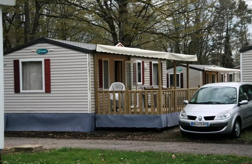 Chateauroux House | Campsite Le Rochat-Belle-Isle * - Mobilhome Trio (3 bedrooms with terrace) 7 people
