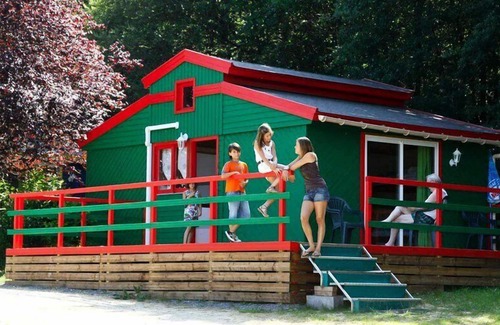 Servies Ski Chalet | Campsite Saint Pierre de Rousieux**** - Green Chalet 2 Rooms 4/6 People Mezzanine
