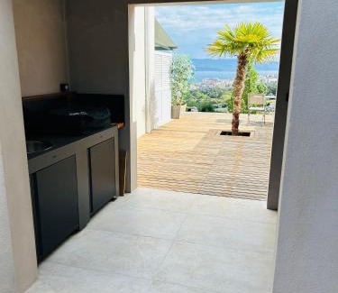 Ajaccio House | CASA LC chambre2 vue Mer Jacuzzi