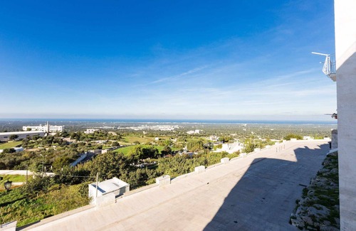 Ostuni Historic Centre House | Casa Zio Piero. Quiet location - Near parking - Sea view terrace - What a view!