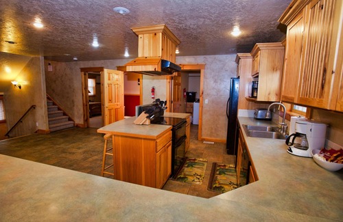 Cascade House | Cascade Multi-Family Cabin - 1 Block to Lake Cascade and Golf Course - Game room - Wood stove