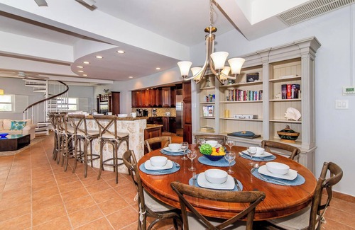 Gun Bay House | Cayman Castle: Gated Family Estate w/Infinity Pool, Private Beach, Free Kayaks