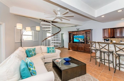 Gun Bay House | Cayman Castle: Luxury Gated Estate w/Elevated Views, Infinity Pool + Large Priva