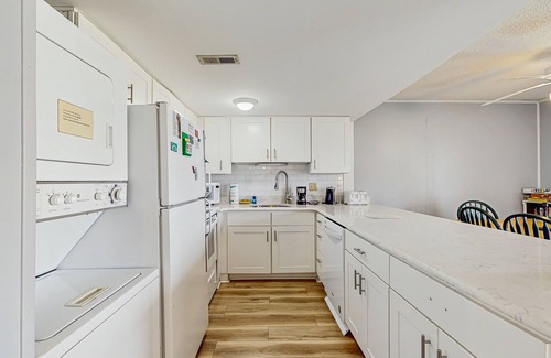 Ocean View Condo | Cedar Shores condo with shared pool, private balcony, WiFi, & stunning bay views
