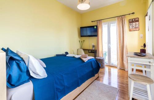 Ampelokipoi Apartment | Central 6th Floor Studio Near Metro & View&200mbps