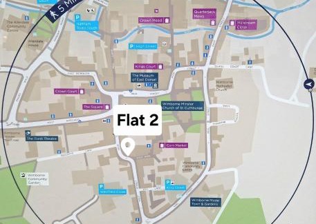 Wimborne Apartment | Central apartment with lovely views & professional home office
