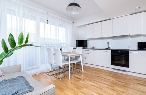Kesklinn Apartment | Central location/Large balcony/New building