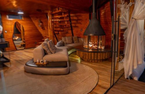 Campos do Jordao Ski Chalet | Chalé Boutique Spa- Sauna seca, Jacuzzi , Rede suspensa