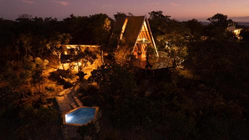 Alto Paraiso de Goias Ski Chalet | Chalé com vistas do vale encantado