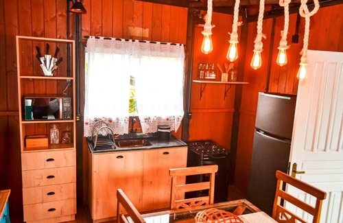 Palhoca Ski Chalet | Chale romantico em Praia do Mar Aberto, Palhoca SC