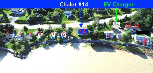 Cap-Saint-Ignace House | Chalet #14 Waterfront with Spa Fireplace WiFi & AC