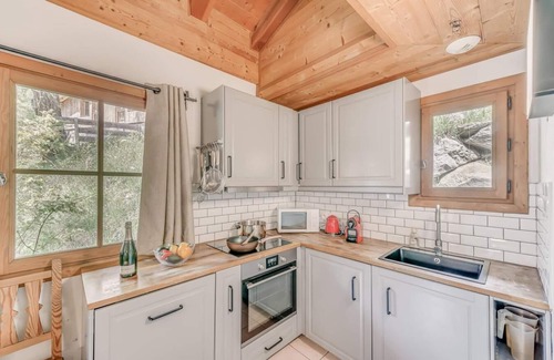 Les Brevieres Ski Chalet | Chalet, 200m from ski slopes, view mountain, terrace, balcony, fireplace or stove, tv, ski locker